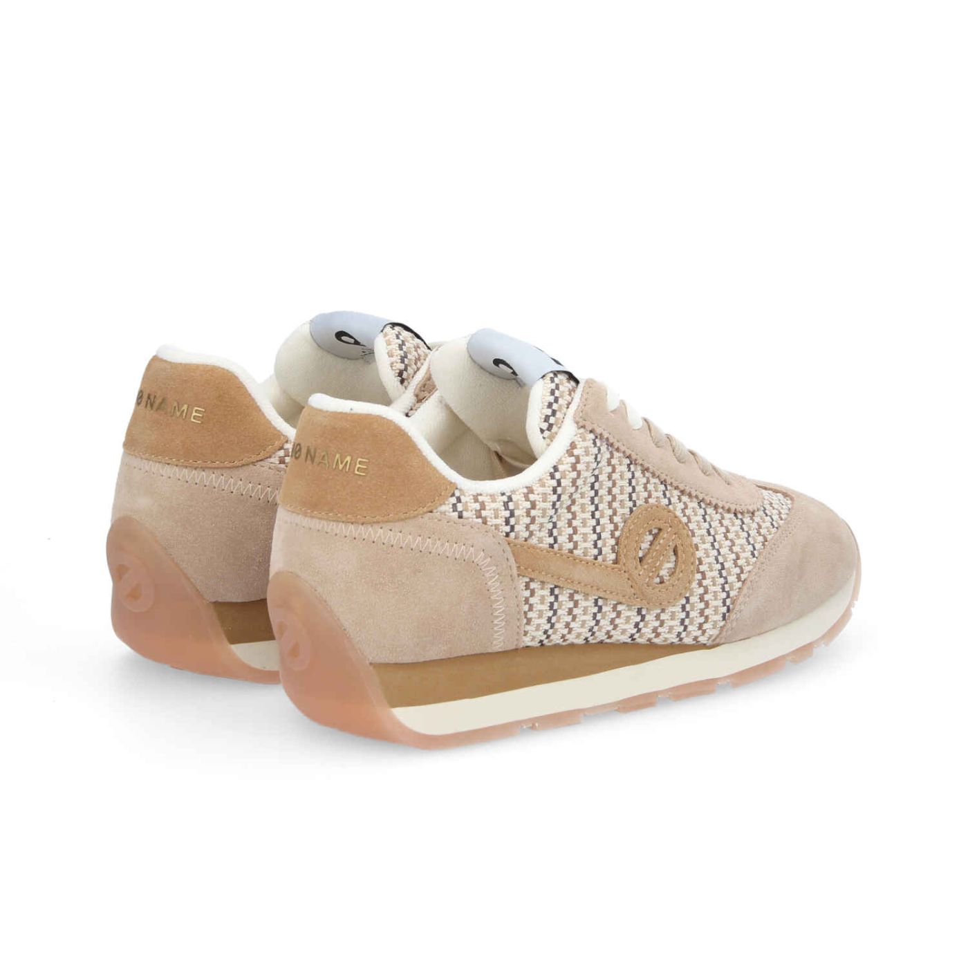 CITY RUN JOGGER W - GRASS/SUEDE - NOISETTE/NUDE